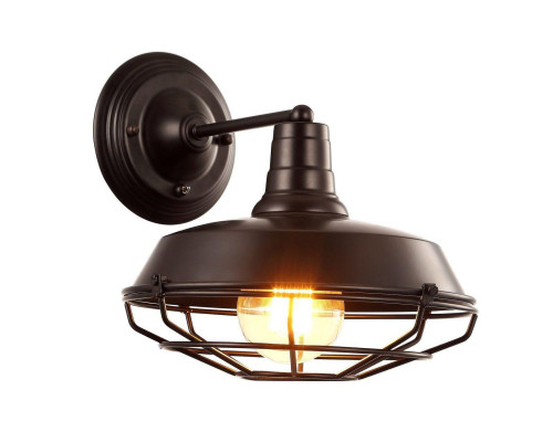 Основное фото Настенный светильник Arte Lamp Ferrico A9183AP-1BK: Купить в Интернет магазин освещения GCSVET.RU