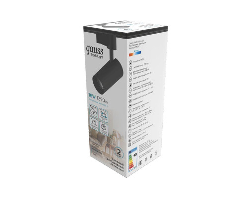 Дополнительное фото Светильник трековый LED Gauss Track Light Led TR067: Купить в Интернет магазин освещения GCSVET.RU