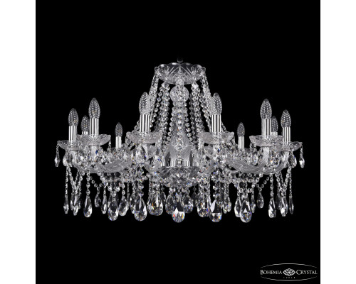 Основное фото Люстра подвесная Bohemia Ivele Crystal 1413/12/300 Ni: Купить в Интернет магазин освещения GCSVET.RU