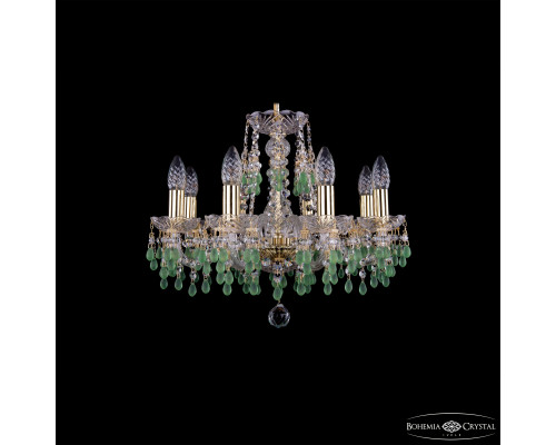 Основное фото Люстра подвесная Bohemia Ivele Crystal 1410/8/160 G V5001: Купить в Интернет магазин освещения GCSVET.RU