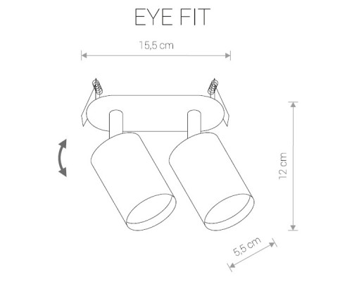 Дополнительное фото Светильник спот Nowodvorski Eye Fit 9395: Купить в Интернет магазин освещения GCSVET.RU