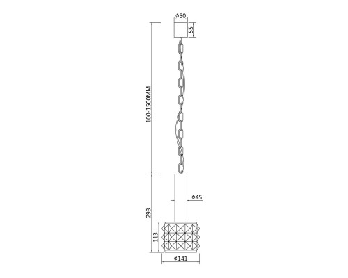 Дополнительное фото Светильник подвесной Maytoni Rock Me MOD027PL-01N: Купить в Интернет магазин освещения GCSVET.RU
