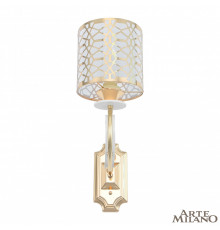 Настенный светильник Arte Milano Florentia-1237 301237/1W Wh/Gd