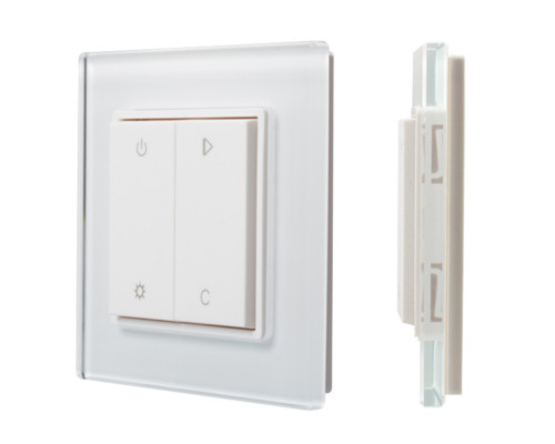 Основное фото Панель Arlight Knob SR-2833RGB-RF-UP White (3V,RGBW,1зона) 017740: Купить в Интернет магазин освещения GCSVET.RU