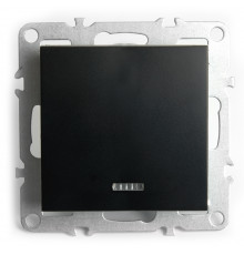 Выключатель 1-клавишный c индикатором Stekker Эрна PSW10-9101-03 49146