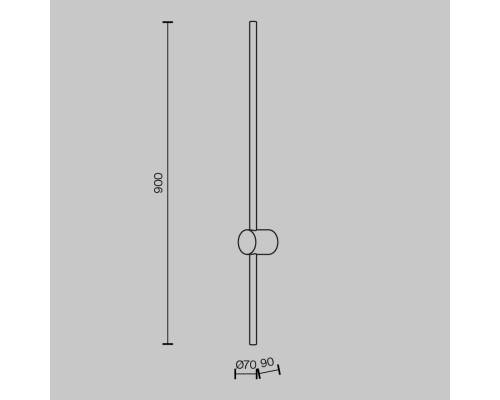 Дополнительное фото Светильник настенный Maytoni Light stick MOD237WL-L11BS3K: Купить в Интернет магазин освещения GCSVET.RU