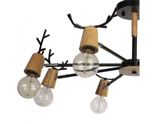 Дополнительное фото Люстра потолочная Loft IT Sven 10024/8 Black: Купить в Интернет магазин освещения GCSVET.RU