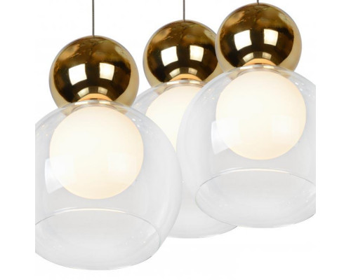 Дополнительное фото Люстра подвесная LED iLedex Blossom C4476-3R GL: Купить в Интернет магазин освещения GCSVET.RU