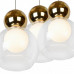 Дополнительное фото Люстра подвесная LED iLedex Blossom C4476-3R GL: Купить в Интернет магазин освещения GCSVET.RU