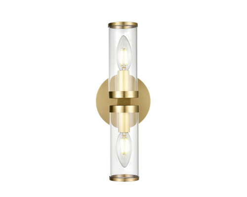 Основное фото Настенный светильник Delight Collection MB2061-2B br.brass: Купить в Интернет магазин освещения GCSVET.RU