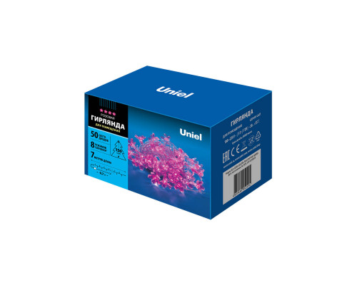 Дополнительное фото Светодиодная гирлянда (07933) Uniel Сакура 220V розовый ULD-S0700-050/DTA PINK IP20 PINK SAKURA: Купить в Интернет магазин освещения GCSVET.RU