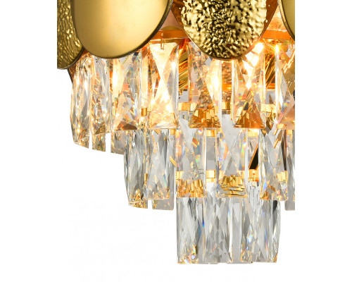 Дополнительное фото Люстра потолочная Natali Kovaltseva CHIC 81437/6C GOLD: Купить в Интернет магазин освещения GCSVET.RU