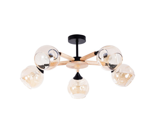 Основное фото Люстра потолочная Arte Lamp Branson A4370PL-5BR: Купить в Интернет магазин освещения GCSVET.RU