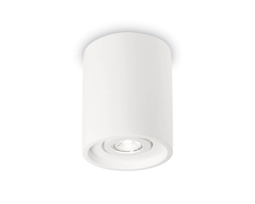 Основное фото Светильник потолочный Ideal Lux Oak PL1 Round Bianco 150420: Купить в Интернет магазин освещения GCSVET.RU