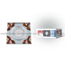 Светильник встраиваемый Fametto Peonia DLS-P109 GU5.3 CHROME/CLEAR+TEA