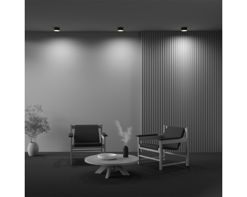 Дополнительное фото Светильник потолочный LED Maytoni Technical Ceiling & Wall Zon C032CL-12W3K-RD-B: Купить в Интернет магазин освещения GCSVET.RU