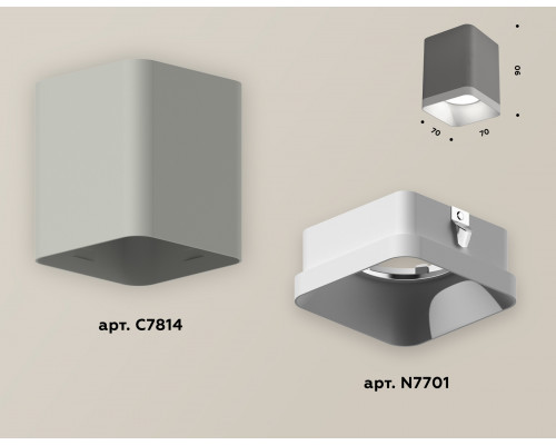 Дополнительное фото Светильник накладной Ambrella Light Techno XS7814001 (C7814, N7701): Купить в Интернет магазин освещения GCSVET.RU