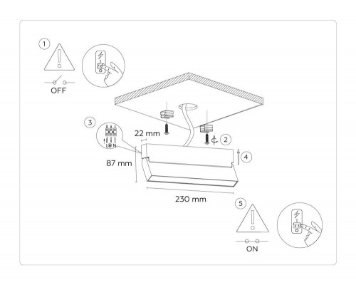 Дополнительное фото Настенно-Светильник потолочный Ambrella Light Move TA1821: Купить в Интернет магазин освещения GCSVET.RU