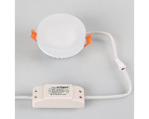 Дополнительное фото Светильник встраиваемый Arlight LTD-80R-Opal-Roll 5W Warm White 020809: Купить в Интернет магазин освещения GCSVET.RU