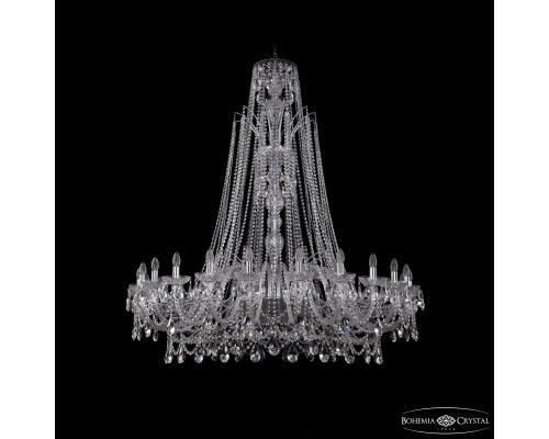 Основное фото Люстра подвесная Bohemia Ivele Crystal 1411/24/530/XL-163 Ni: Купить в Интернет магазин освещения GCSVET.RU