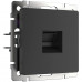 Основное фото Телефонная розетка RJ-11 Werkel черный матовый W1182008 4690389156960 a051604: Купить в Интернет магазин освещения GCSVET.RU