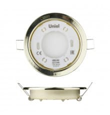 Светильник встраиваемый (UL-00005053) Uniel GX53/H2 Gold 10 Prom