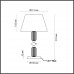 Дополнительное фото Лампа настольная Odeon Light Candy 4861/1TC: Купить в Интернет магазин освещения GCSVET.RU
