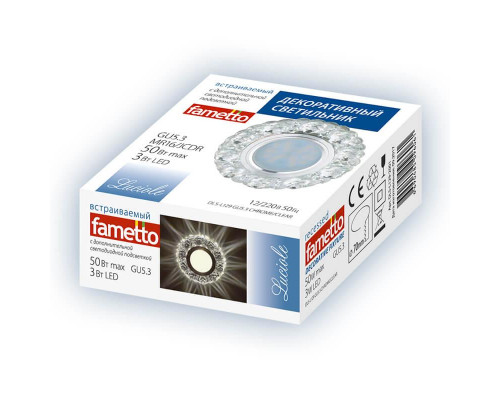 Дополнительное фото Встраиваемый светодиодный светильник Ambrella Light Led S333 FR/CLD: Купить в Интернет магазин освещения GCSVET.RU