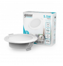 Светильник встраиваемый Gauss Elementary Downlight 997420205