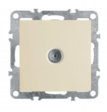 Розетка телевизионная Stekker Эрна слоновая кость PST00-9108-02 39326