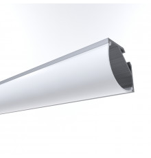 Профиль угловой накладной Apeyron ширина ленты до 10мм (рассеиватель, заглушки - 2шт) 08-08