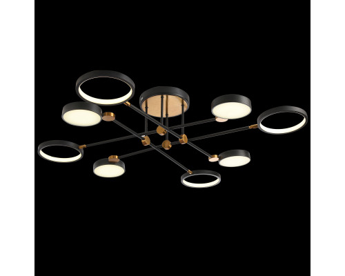 Основное фото Люстра потолочная Natali Kovaltseva LED LAMPS 81102/6C BRASS BLACK: Купить в Интернет магазин освещения GCSVET.RU
