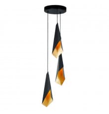 Светильник подвесной Delight Collection MD2063 MD2063-3A black/gold