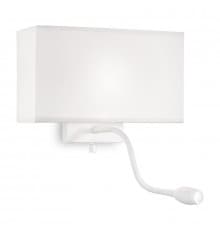 Светильник настенный Ideal Lux Hotel AP2 All White 215693