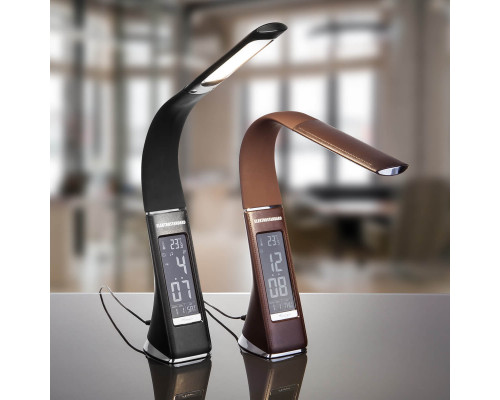 Дополнительное фото Настольная лампа Elektrostandard Elara коричневый 4690389102349: Купить в Интернет магазин освещения GCSVET.RU
