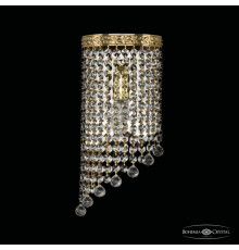 Настенный светильник Bohemia Ivele Crystal 83401BL/15IV-33 G Balls