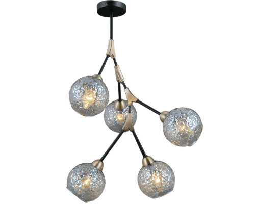 Дополнительное фото Люстра потолочная Illumico IL0263-5PSQ-79 BK AB: Купить в Интернет магазин освещения GCSVET.RU