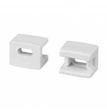 Заглушка Arlight PLINTUS-FANTOM-BENT WHITE с отверстием 043898