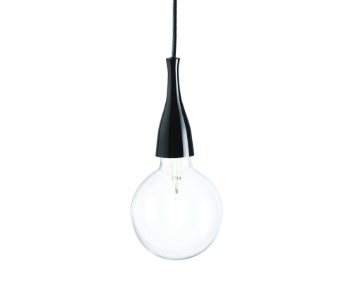Основное фото Светильник подвесной Ideal Lux Minimal SP1 Nero 009407: Купить в Интернет магазин освещения GCSVET.RU