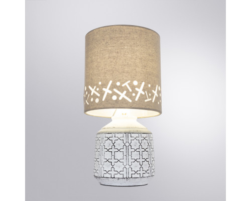 Дополнительное фото Лампа настольная Arte Lamp Bunda A4007LT-1WH: Купить в Интернет магазин освещения GCSVET.RU