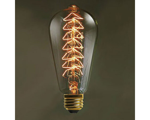 Дополнительное фото Ретро лампа Loft IT E27 60W прозрачная 6460-S: Купить в Интернет магазин освещения GCSVET.RU