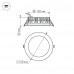 Дополнительное фото Светильник встраиваемый LED Arlight LTD-145WH-Frost-16W Warm White 021068: Купить в Интернет магазин освещения GCSVET.RU
