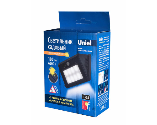 Дополнительное фото Светильник на солнечных батареях (UL-00003134) Uniel Functional USL-F-163/PT120 Sensor: Купить в Интернет магазин освещения GCSVET.RU