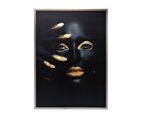 Основное фото Настенный декор (картина) Темная девушка Garda Decor 89VOR-DARKGIRL-1: Купить в Интернет магазин освещения GCSVET.RU