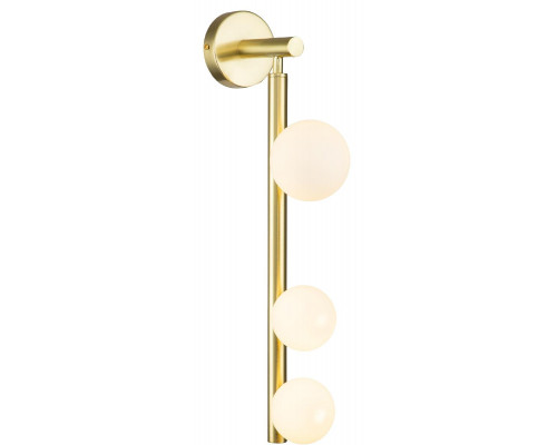 Дополнительное фото Светильник настенный Indigo Flusso 11025/3W Gold V000229: Купить в Интернет магазин освещения GCSVET.RU