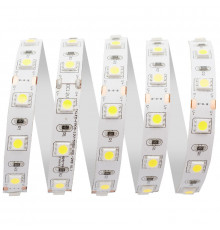 Лента светодиодная Apeyron 12В 14,4Вт/м smd5050 60д/м IP20 700Лм/м 3м, 6500К 229BL