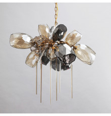 Люстра подвесная Delight Collection Britannica 8898P/AL gold/smoky