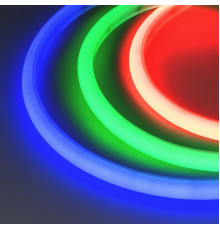Светодиодная герметичная лента Arlight MOONLIGHT-TOP-G120-16x15mm 24V RGB (12 W/m, IP67, 5m, wire x2) 042753