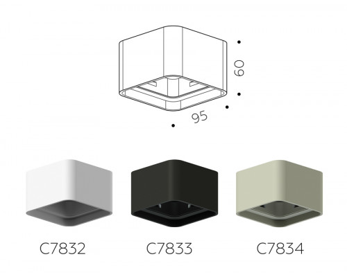 Дополнительное фото Основание светильника Ambrella Light DIY Spot C7833: Купить в Интернет магазин освещения GCSVET.RU