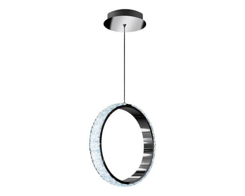 Дополнительное фото Светильник подвесной LED iLedex Crystal ice MD7216-1 CR: Купить в Интернет магазин освещения GCSVET.RU